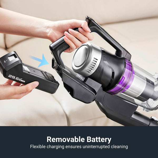 Eureka NEC490 Cordless Stick Vacuum Cleaner , 5-Layer Filter